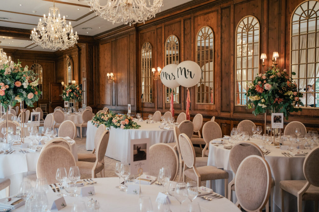 Hedsor House wedding reception